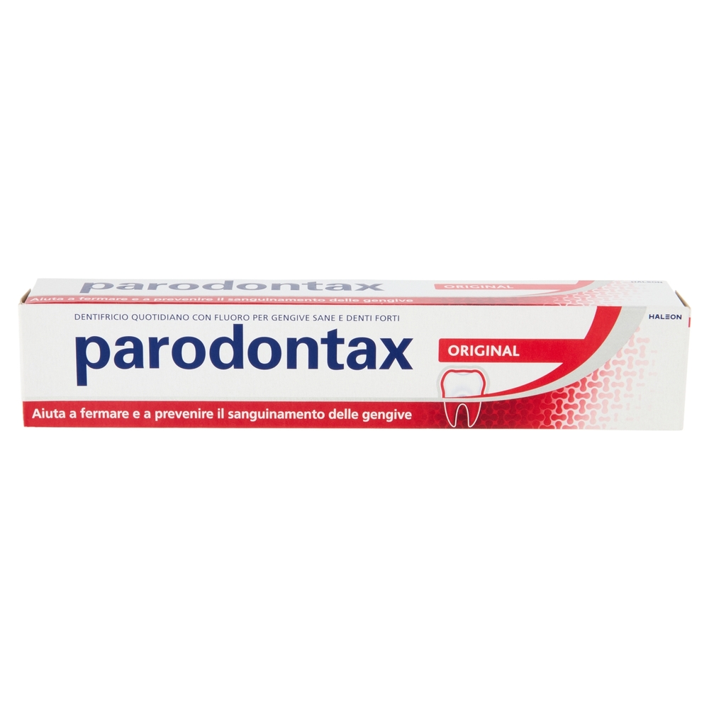 Parodontax Original Dentifricio quotidiano con fluoro per gengive più sane e denti forti 75 ml